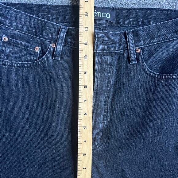 ETICA Women's Size 29 Josie High Rise Crop Jeans Obsidian - Picture 8 of 11